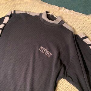 Vintage P-Stone Mock Neck Long Sleeve Shirt • Y2K / Streetwear Mens Size Large